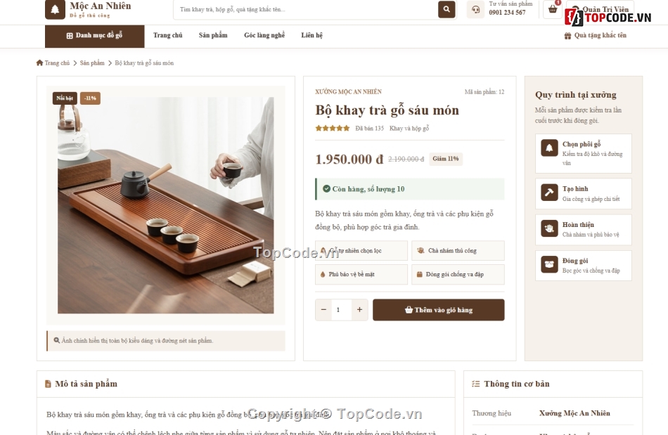 website,website dự án,đồ gỗ,web bán đồ gỗ